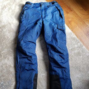 Arctix Mens Blue and black pattern ski/snow pants - Size M
